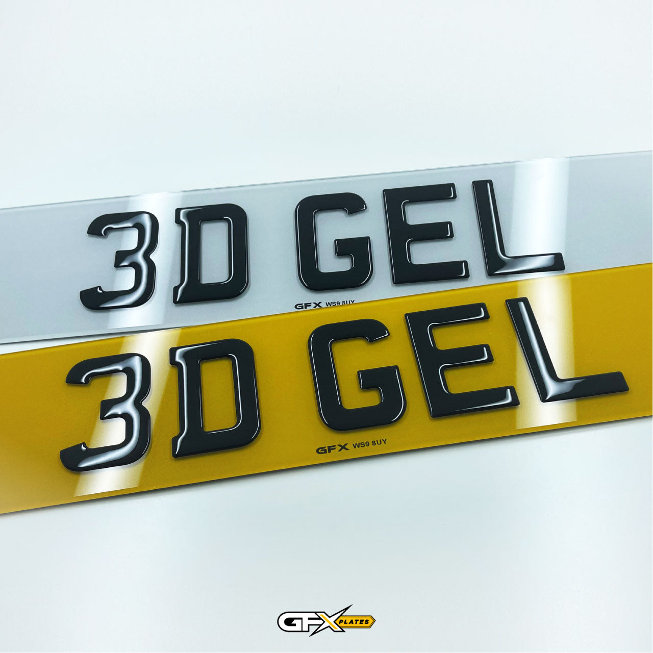 3D Gel Number Plates