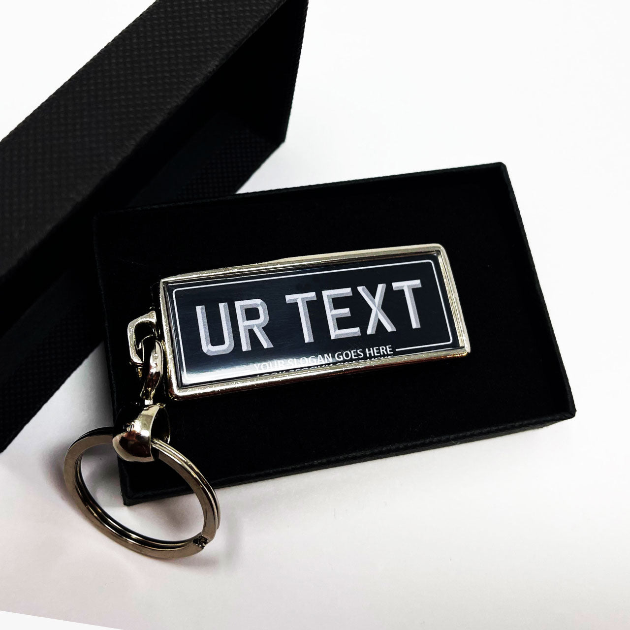 Classic Style Number Plate Keyrings