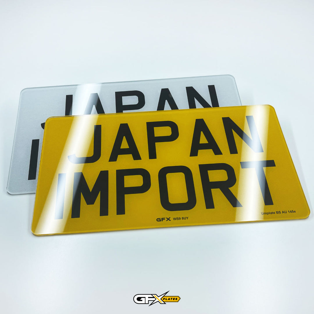 Japanese JDM Import Plates