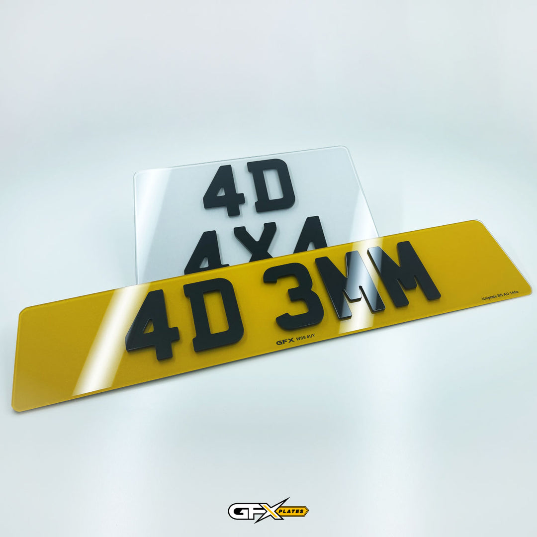 4D 4x4 Square Number Plates