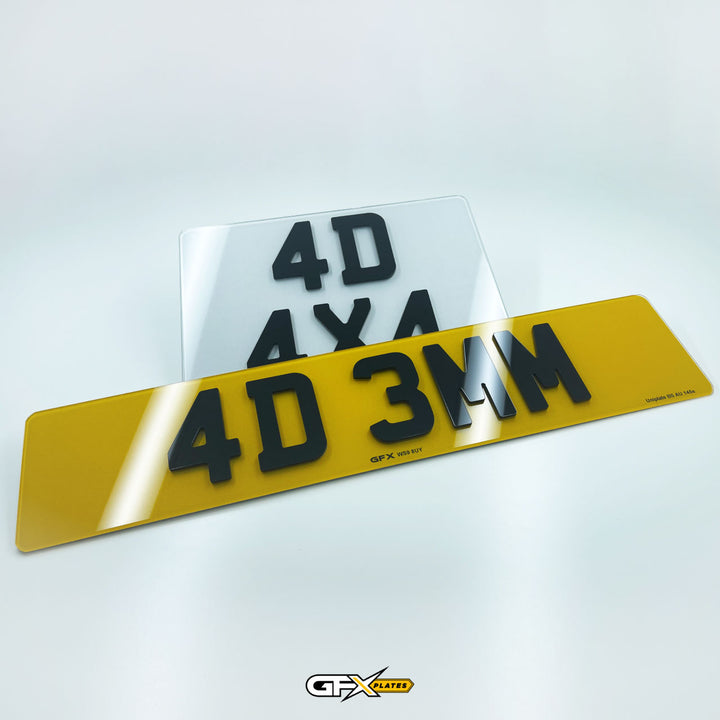 4D 4x4 Square Number Plates