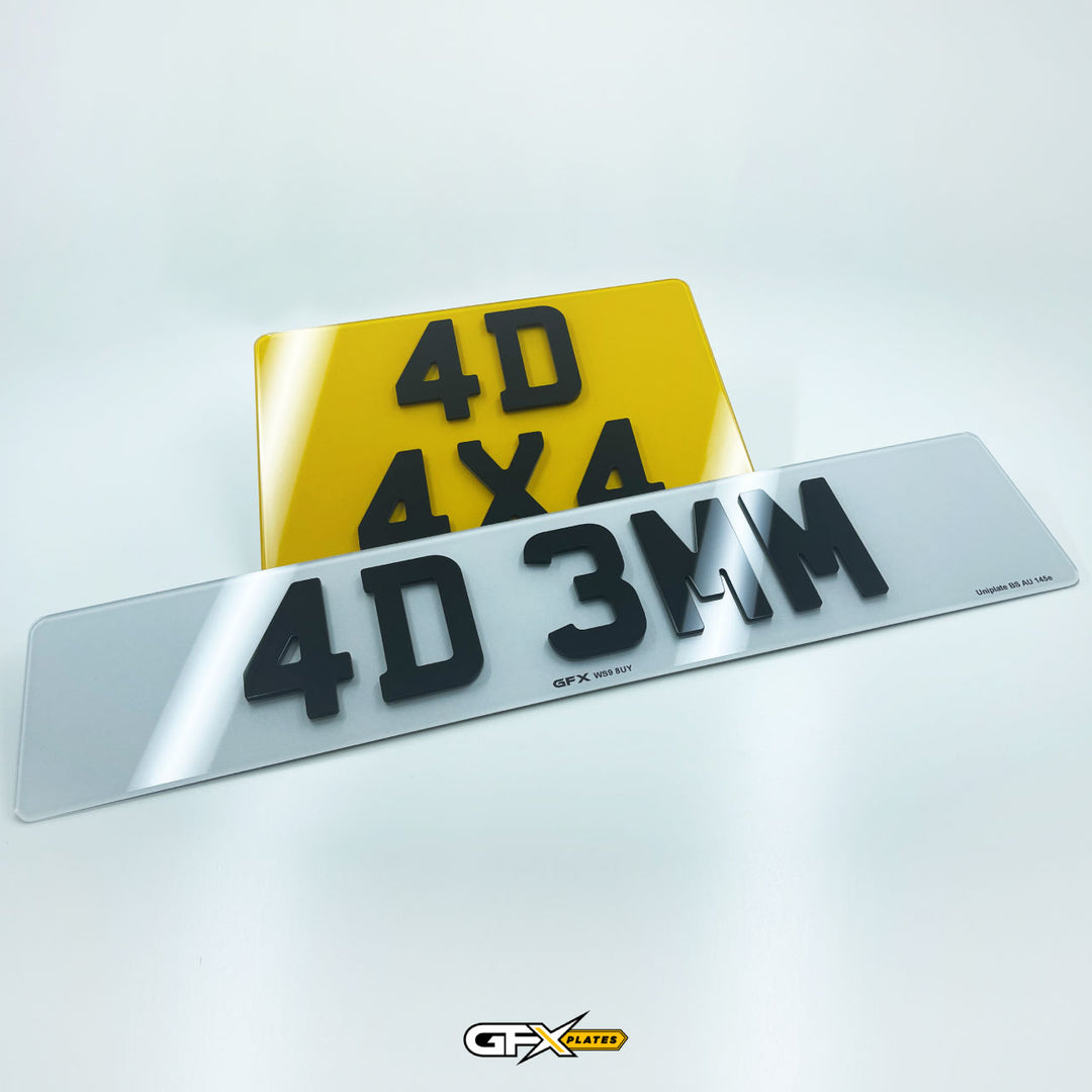 4D 4x4 Square Number Plates