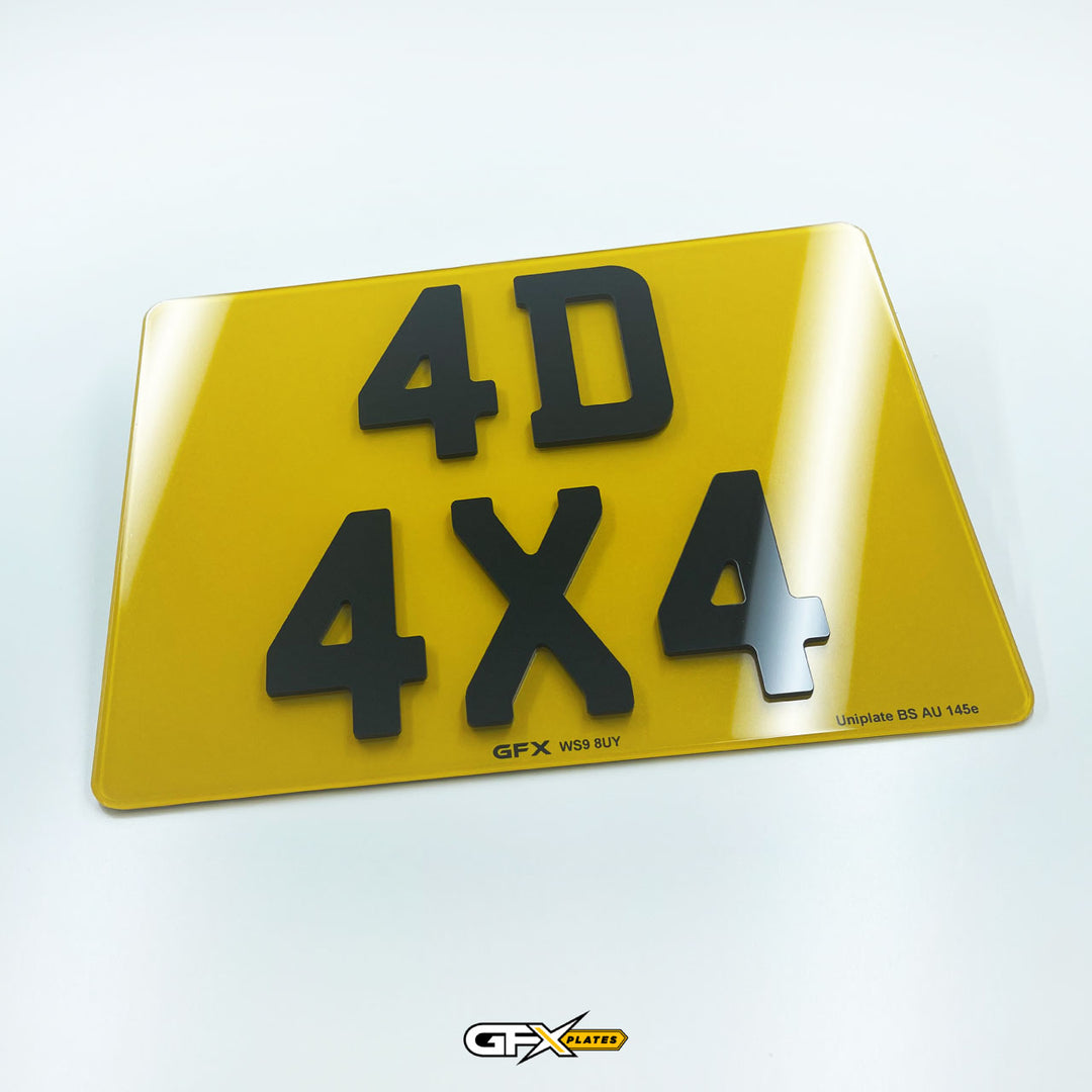 4D 4x4 Square Number Plates