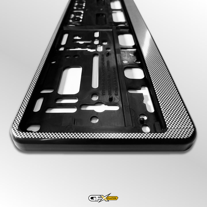 Carbon Number Plate Holder Frame Surround