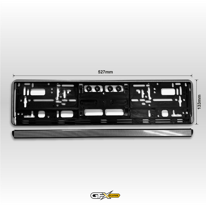 Carbon Number Plate Holder Frame Surround