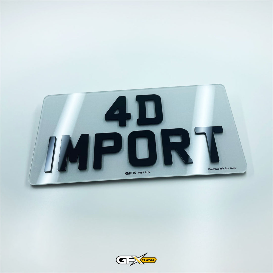 4D Japanese JDM Import Number Plates