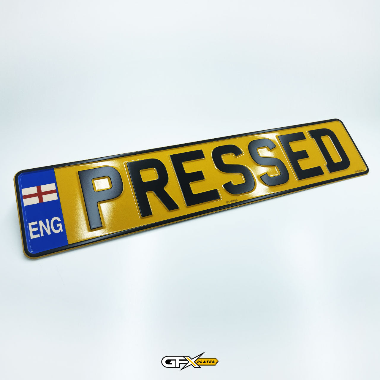Pressed Metal Number Plates | England Flag – GFX Plates
