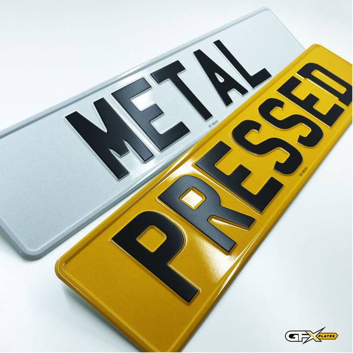 Pressed Aluminium Number Plates