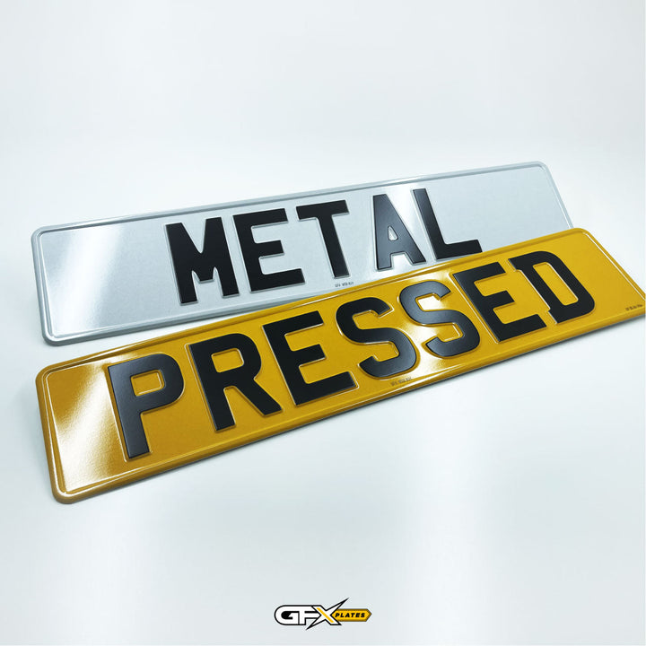 Pressed Aluminium Number Plates